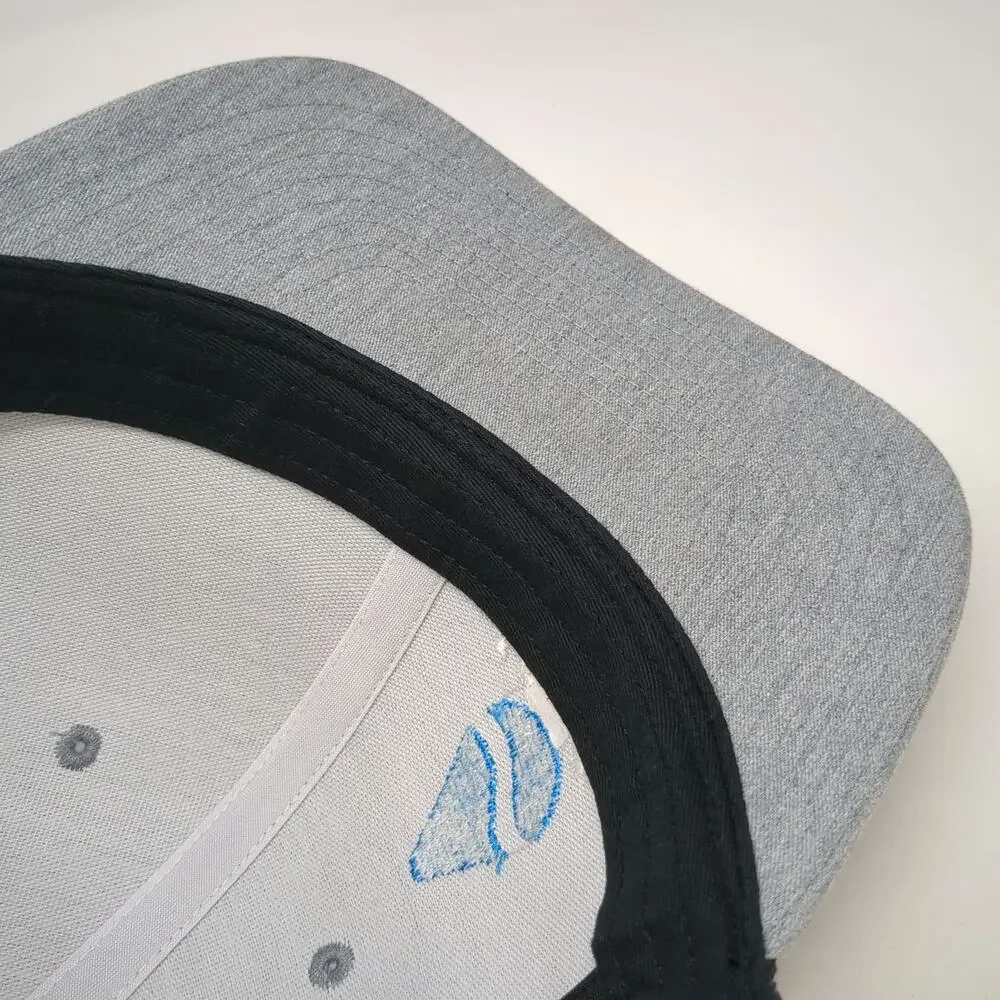 Richardson Trucker Hat Gray One Size I Spy Dry Blue Water Droplet Mesh Snapback